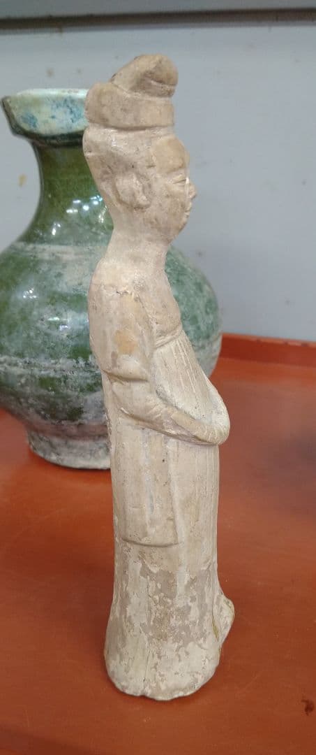 中国唐時代女官俑 R49