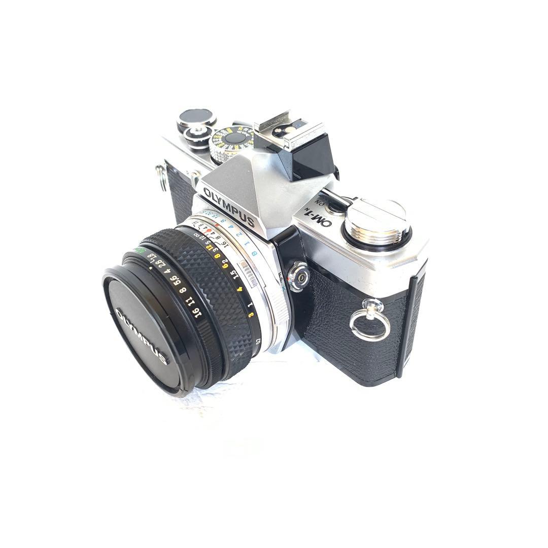 【OLYMPUS】オリンパスOM-1N一眼レフカメラ 50mmレンズ付き