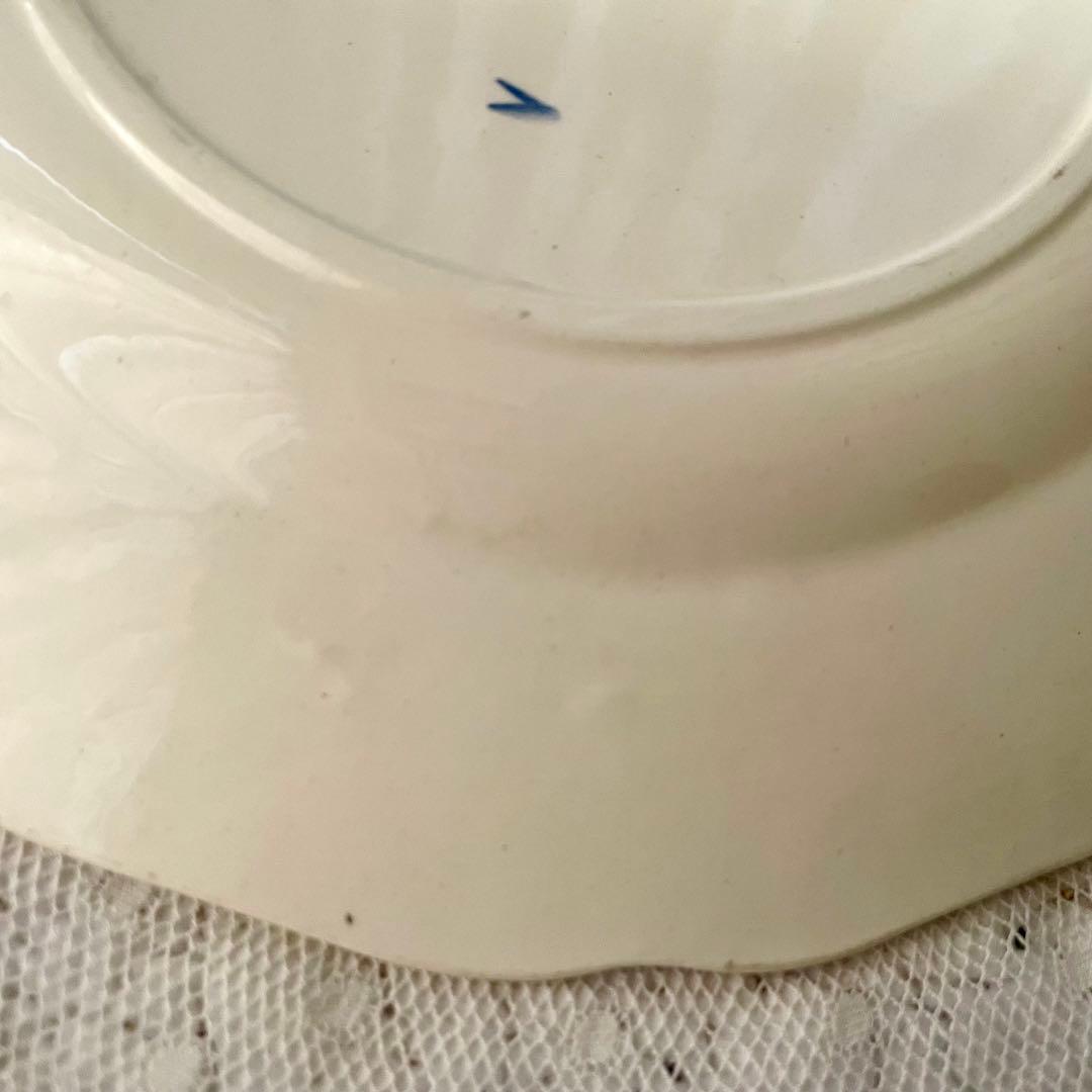 【レア】サルグミンヌ　フォンタンジュ多色プレートポリクロームフランスアンティーク