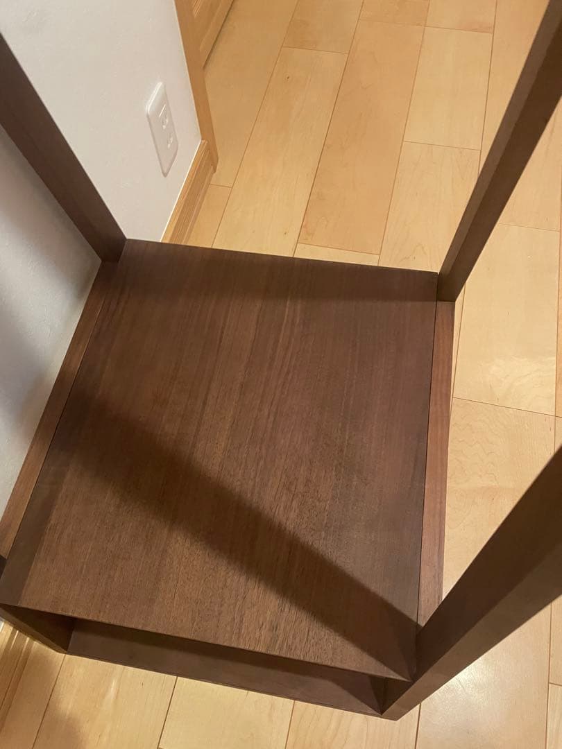 【廃盤】　無印良品　コートハンガー　木製　ウォールナット