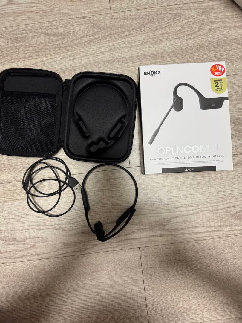 イヤホン SHOKZ OPENCOMM BLACK