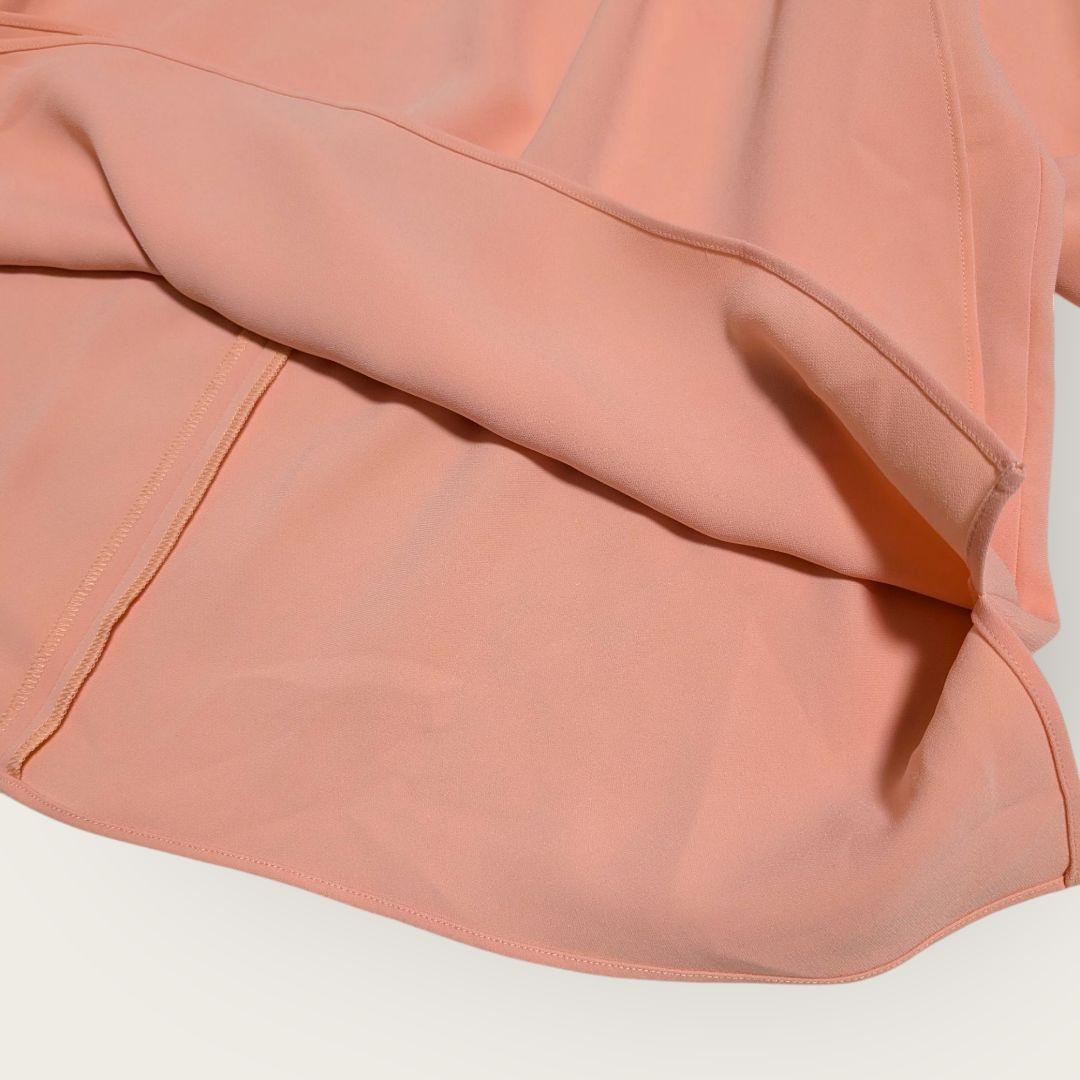 【新品タグ付】ダーマコレクション サーモンピンク ブラウス 13号 DAMA