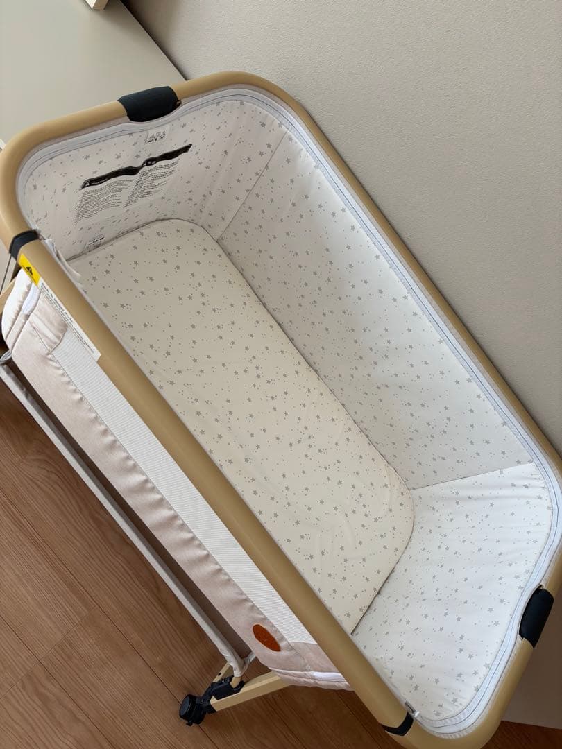 hzdmj ベビーベッド カーキ 折りたたみ 添い寝