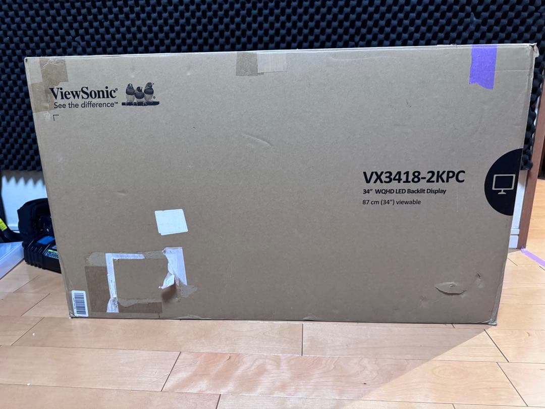 view sonic ビューソニック　湾曲ウルトラワイド　VX3418-2KPC