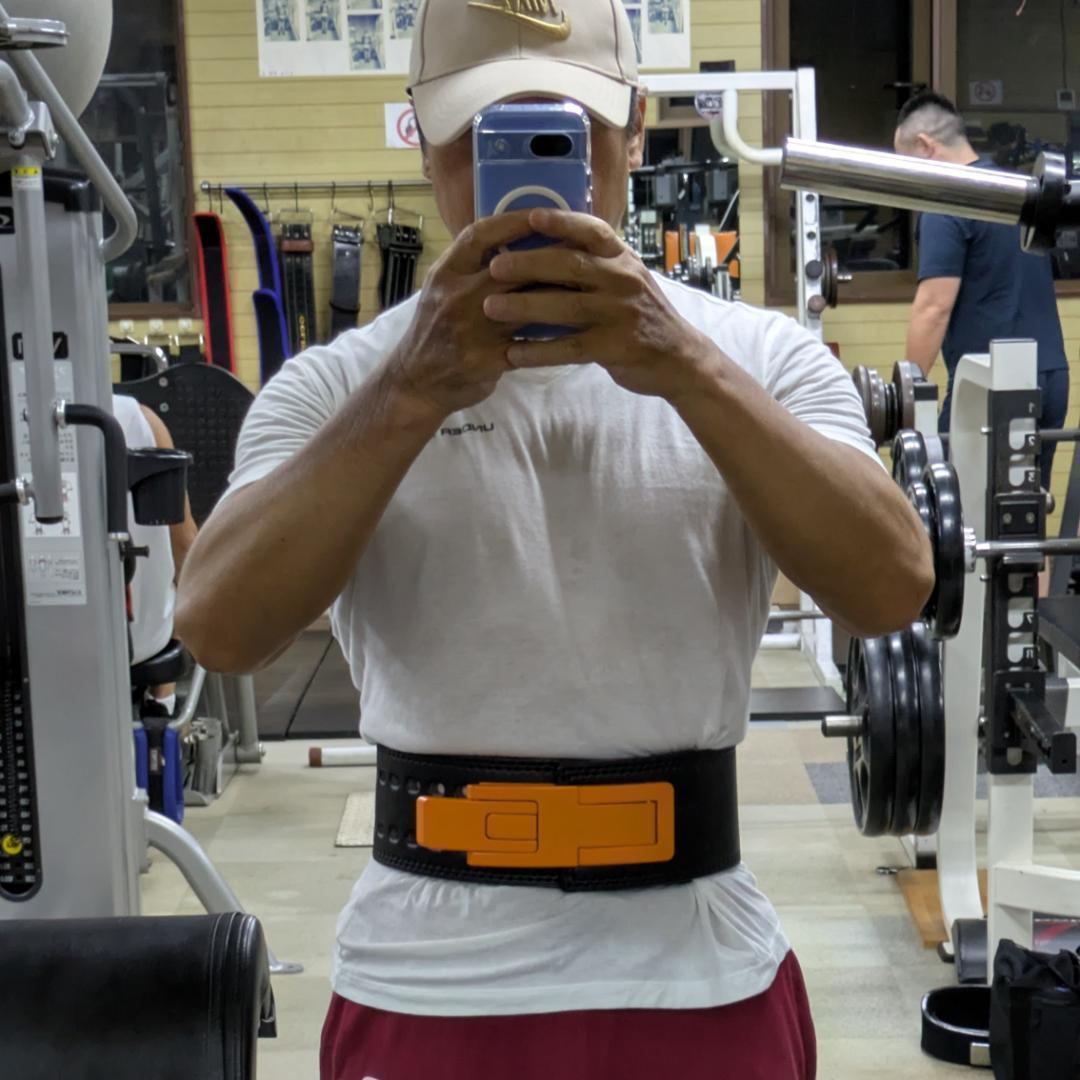 レバーアクションベルト　パワーベルト　可変式10ｍｍ　Mサイズ