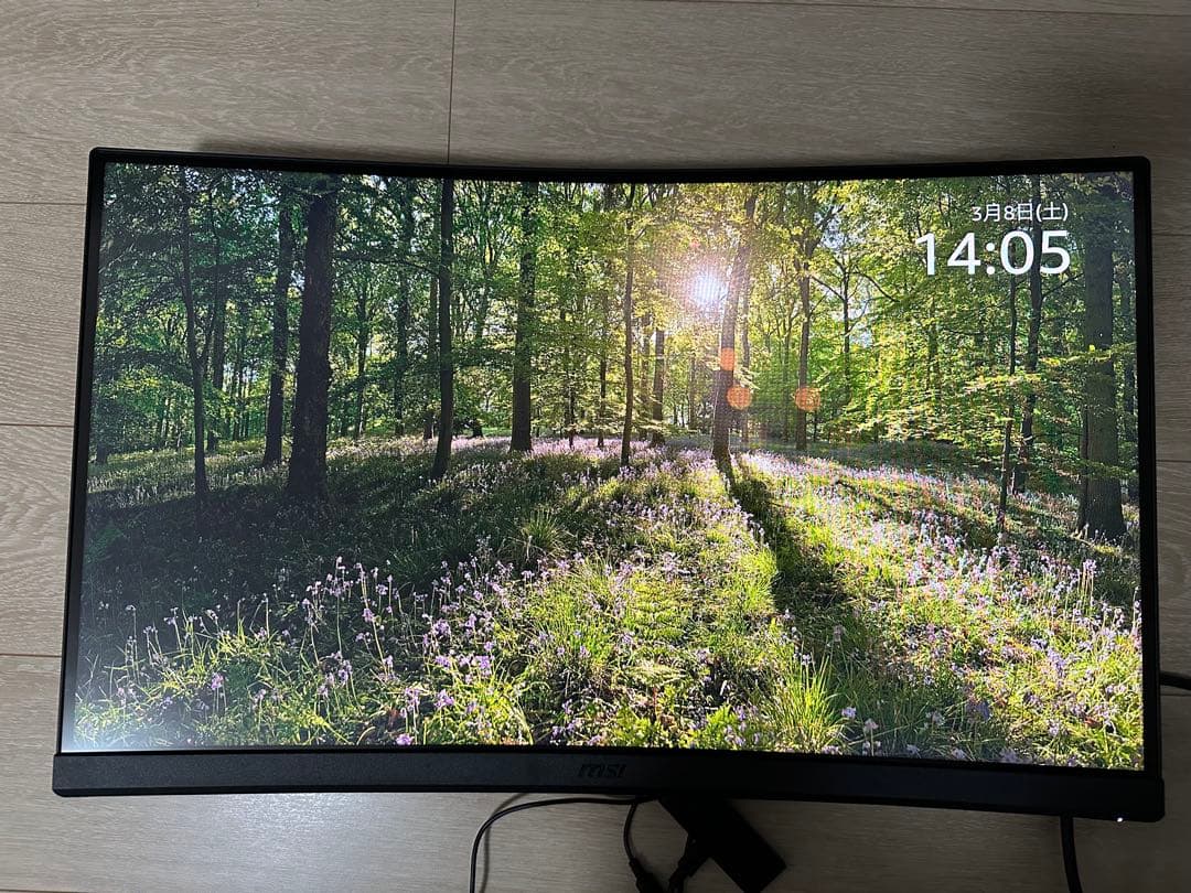 使用頻度少 msi Optix G27C7 165Hz 湾曲モニター ゲーミング