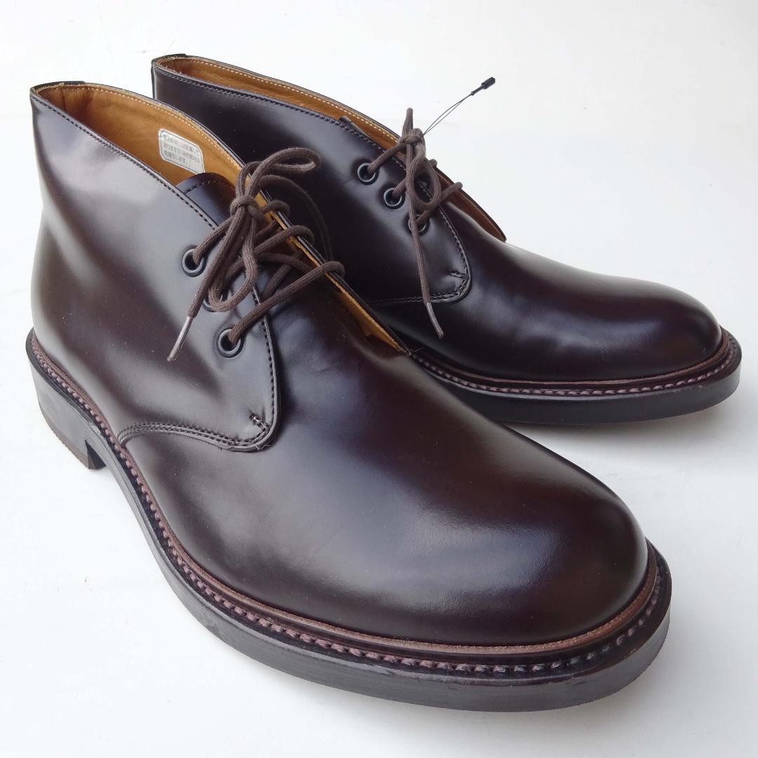 日本製新品廃盤ポロラルフローレン リーガル製 チャッカーブーツ 25.0EEE茶