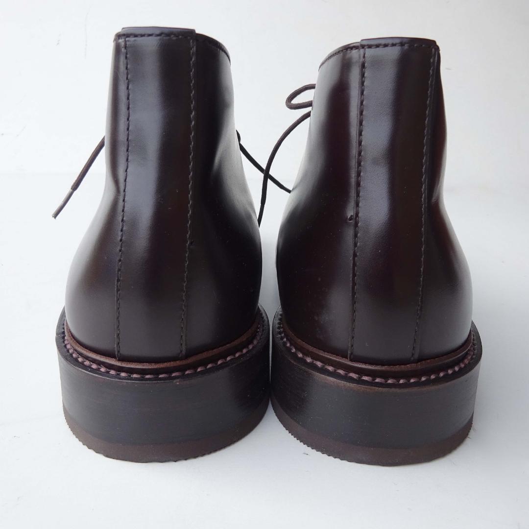 日本製新品廃盤ポロラルフローレン リーガル製 チャッカーブーツ 25.0EEE茶