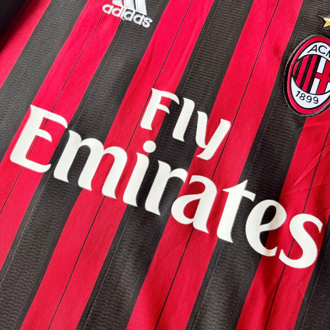 【長袖×フルパッチ仕様】マリオ・バロテッリ ＃４５ ACミラン １３／１４（H）