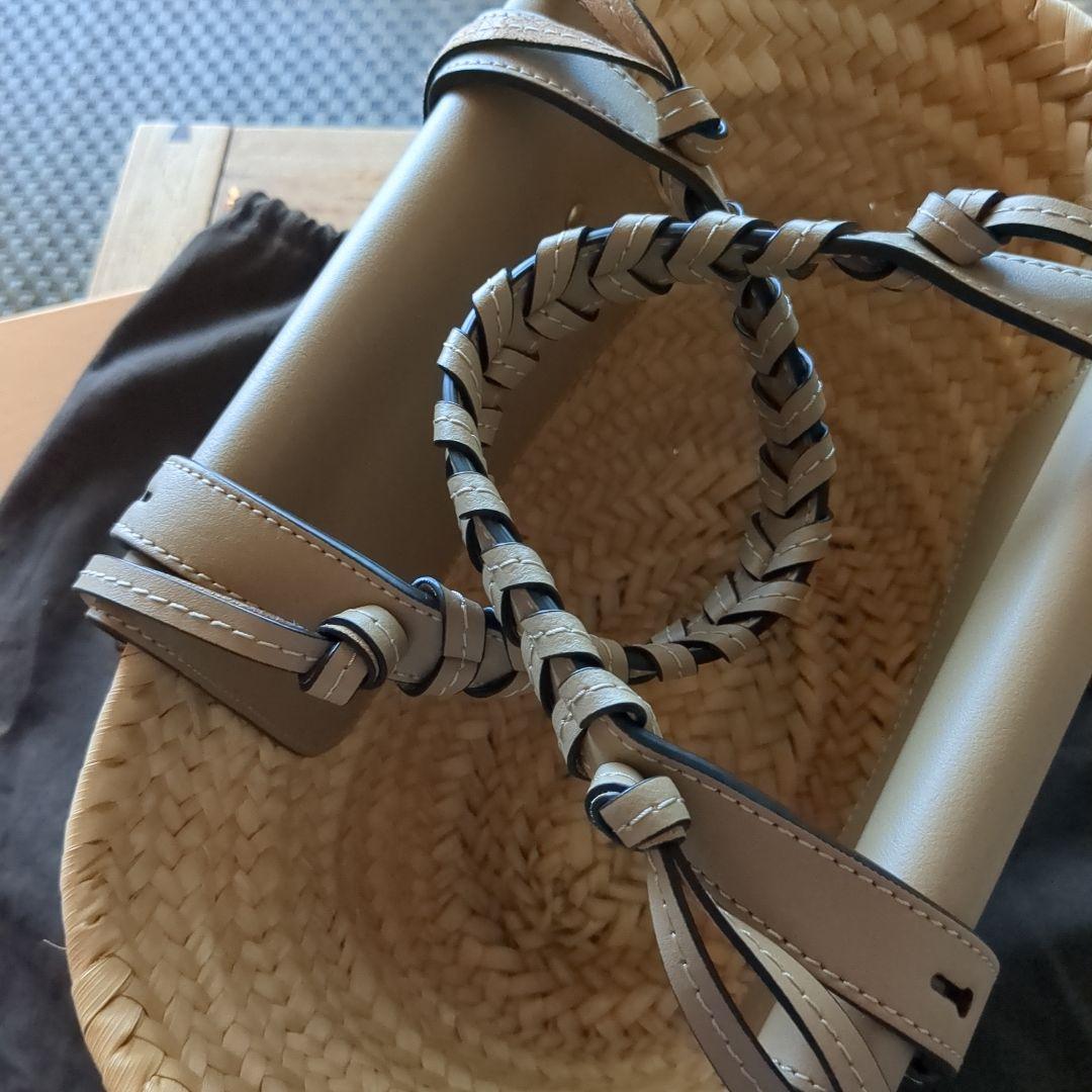 TOD'S カーキ かごバッグ