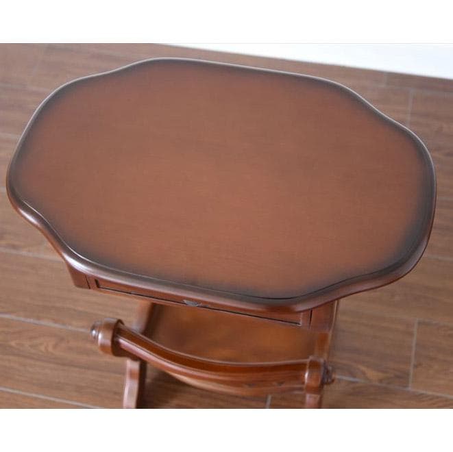 引出し付きサイドテーブル マガジンラック