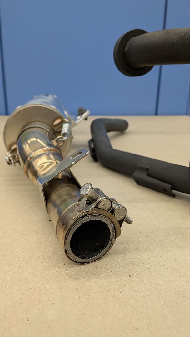 セロー250　トリッカー　XT デルタマフラー　バレル4 エキパイ