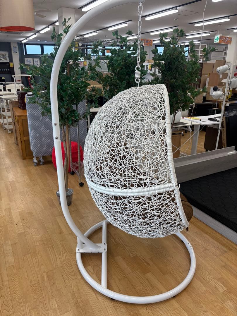 M071 ハンギングチェア 幅1020mm ブラウンクッション