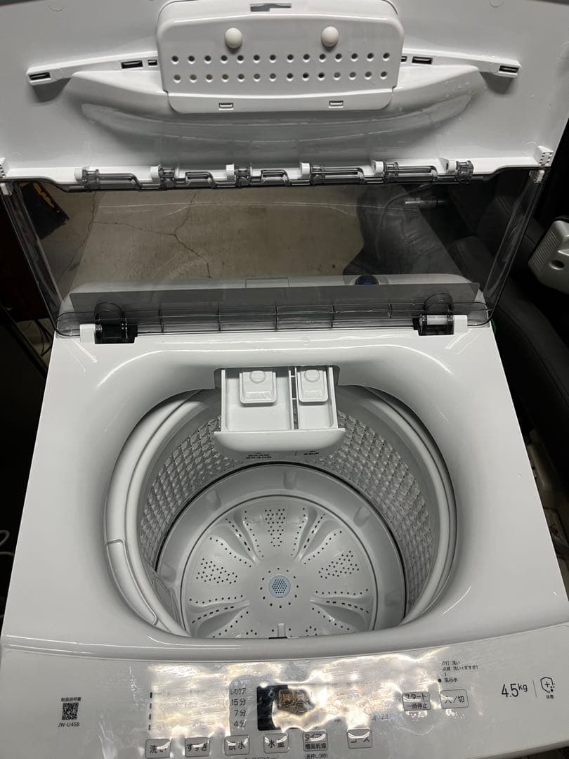 美品 2023年製 Haier 全自動洗濯機 JW-U45B(W) T