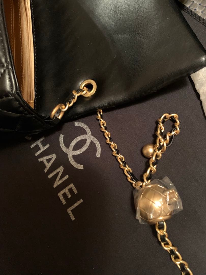 CHANEL シャネル ブラック ショルダーバッグノベルティ マトラッセ