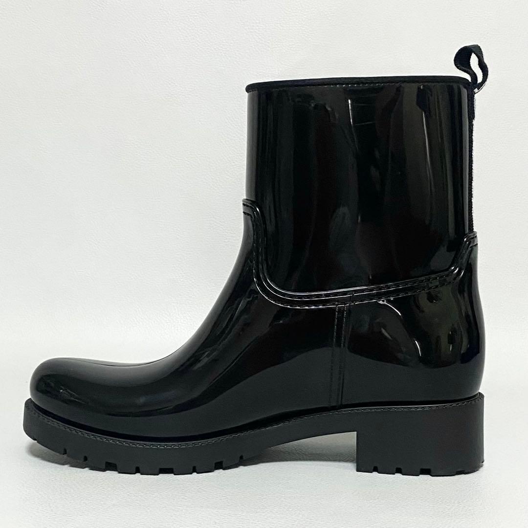 MONCLER / GINETTE レインブーツ ブラック 38