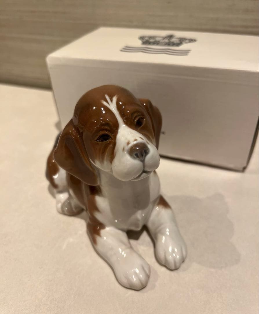 レア❣️ロイヤルコペンハーゲン　フィギュリン　セントバーナード　犬　サイズ 大