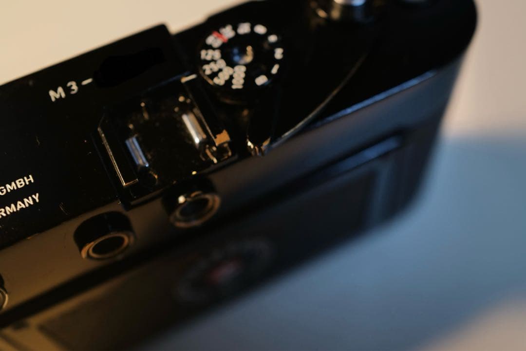 【OH済】ライカ M3 後塗　ブラックペイント ダブルストローク ドッグイヤー