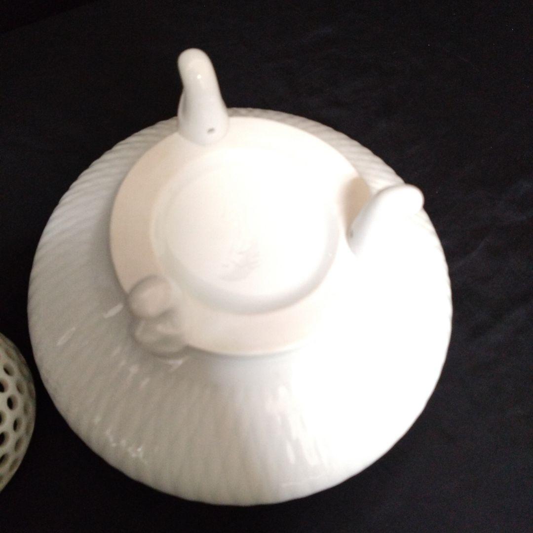 新品未使用 三川内焼 玉泉 白磁香炉 無形文化財　お祝い　インテリア小物