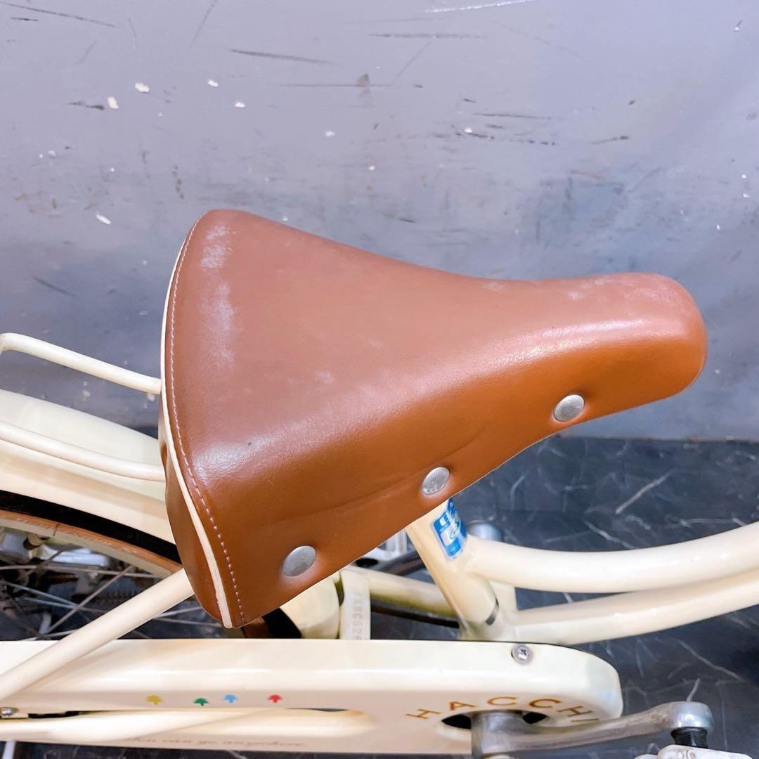 【937】《関西 引き取り》子供用自転車 ブリヂストン HACCHI クリーム