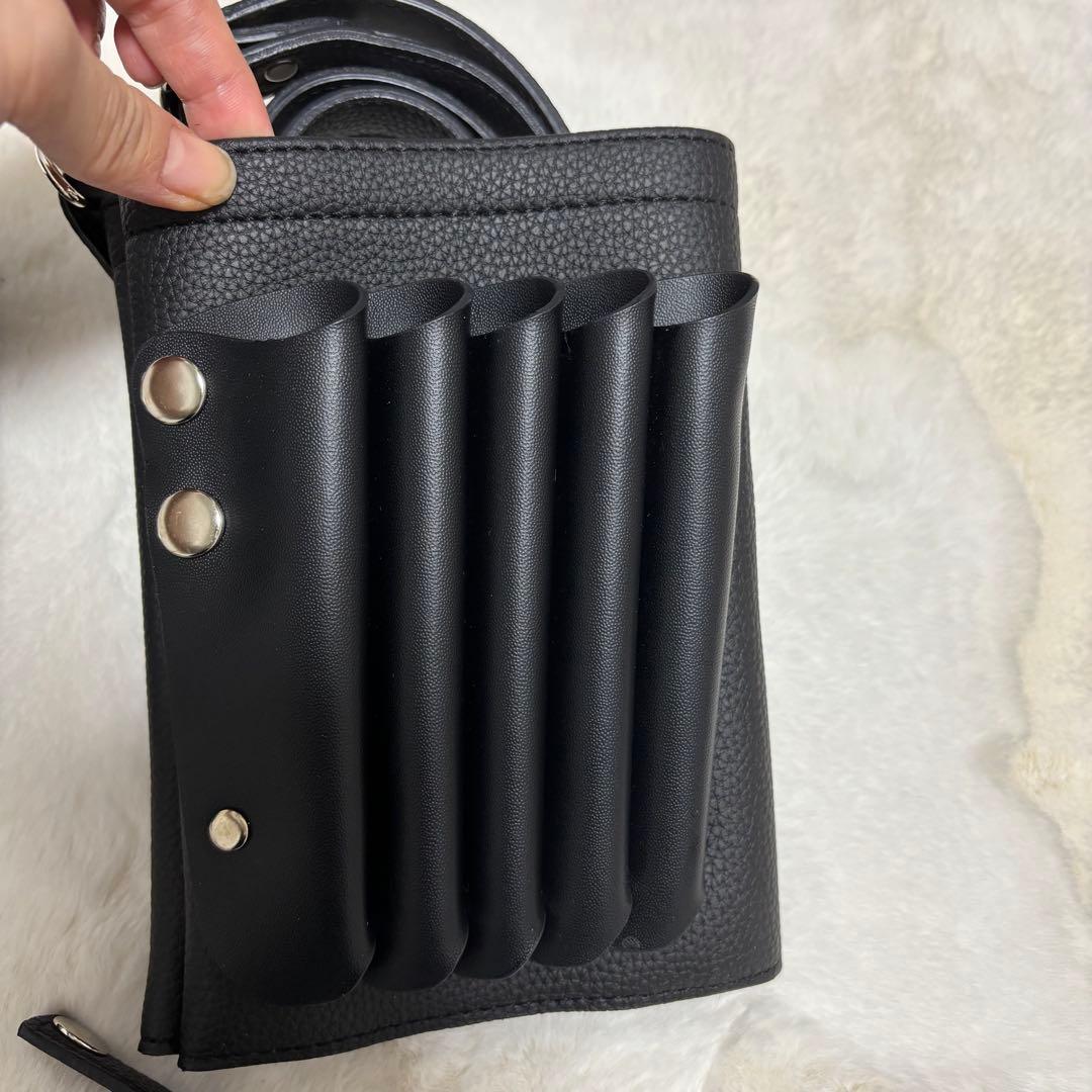 DEEDS ヴェネチア　PUレザー ブラック シザーケース/トリマー