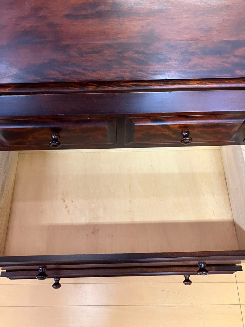 神居民芸　ライティングビューロー　デスク　ライティングデスク　樺