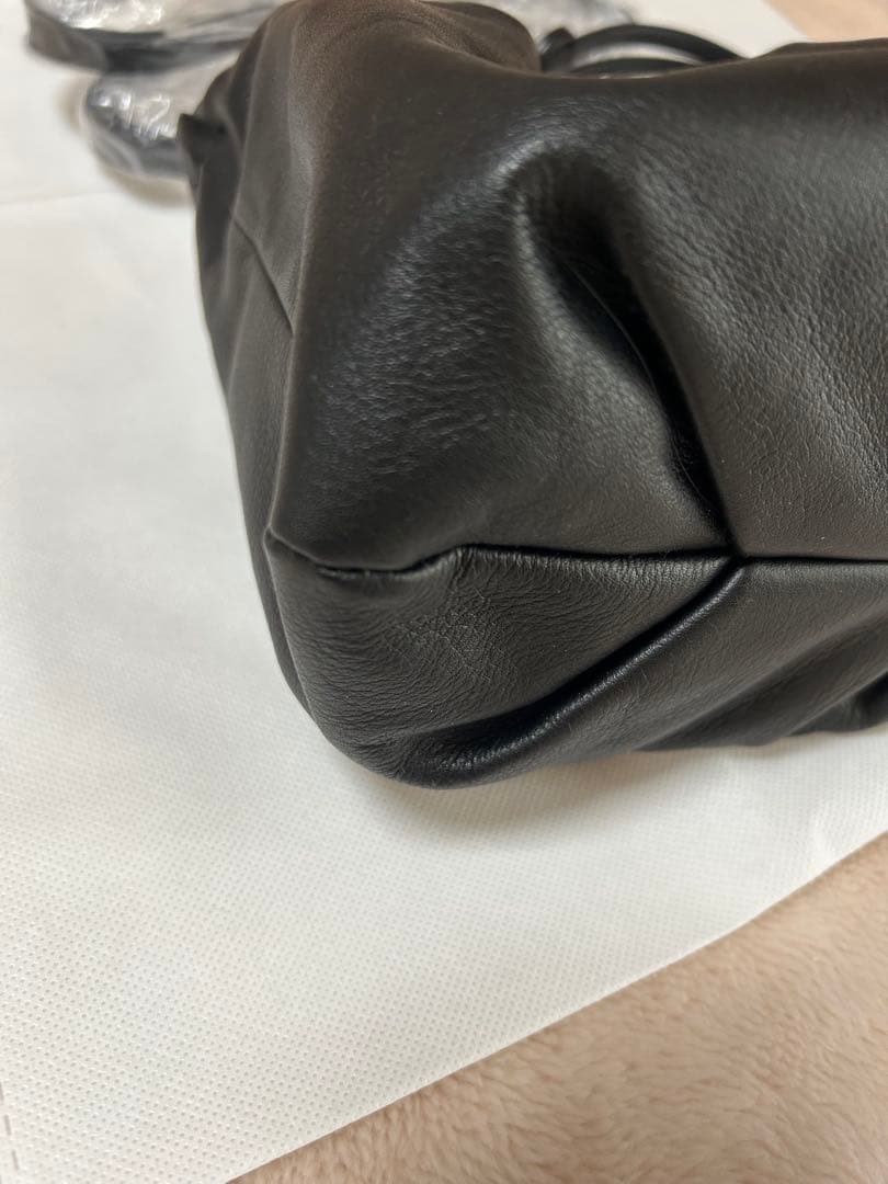 ⭐︎新品未使用⭐︎russet レザー巾着 4WAYショルダーバッグ ブラック