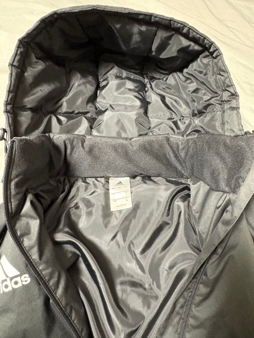 adidas ブラック ベンチコート Mサイズ