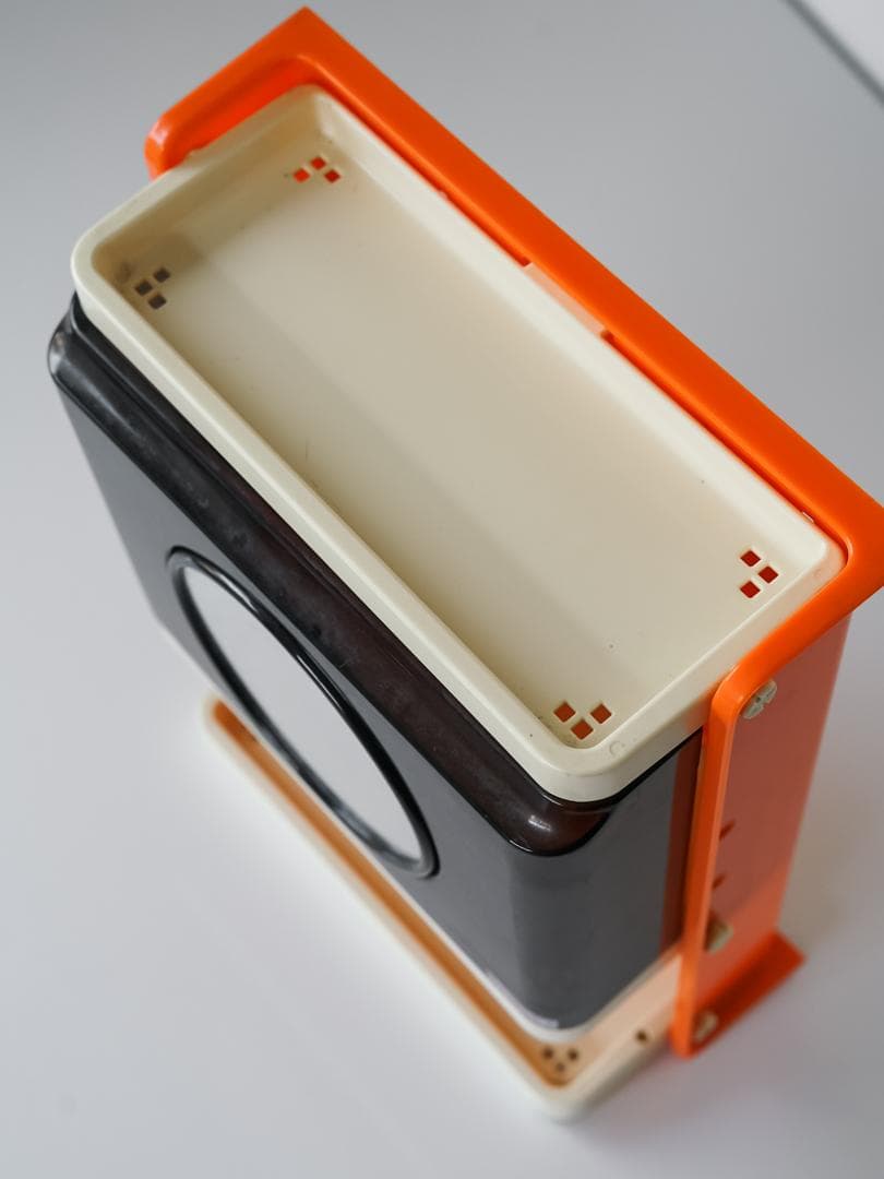 60-70's ミラー付 ウォールシェルフ/棚 スペースエイジ レトロポップ