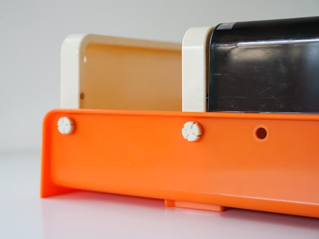 60-70's ミラー付 ウォールシェルフ/棚 スペースエイジ レトロポップ