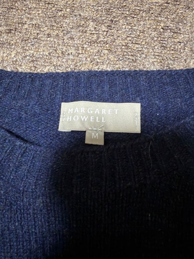 MARGARET HOWELL ネイビー セーター Mサイズ