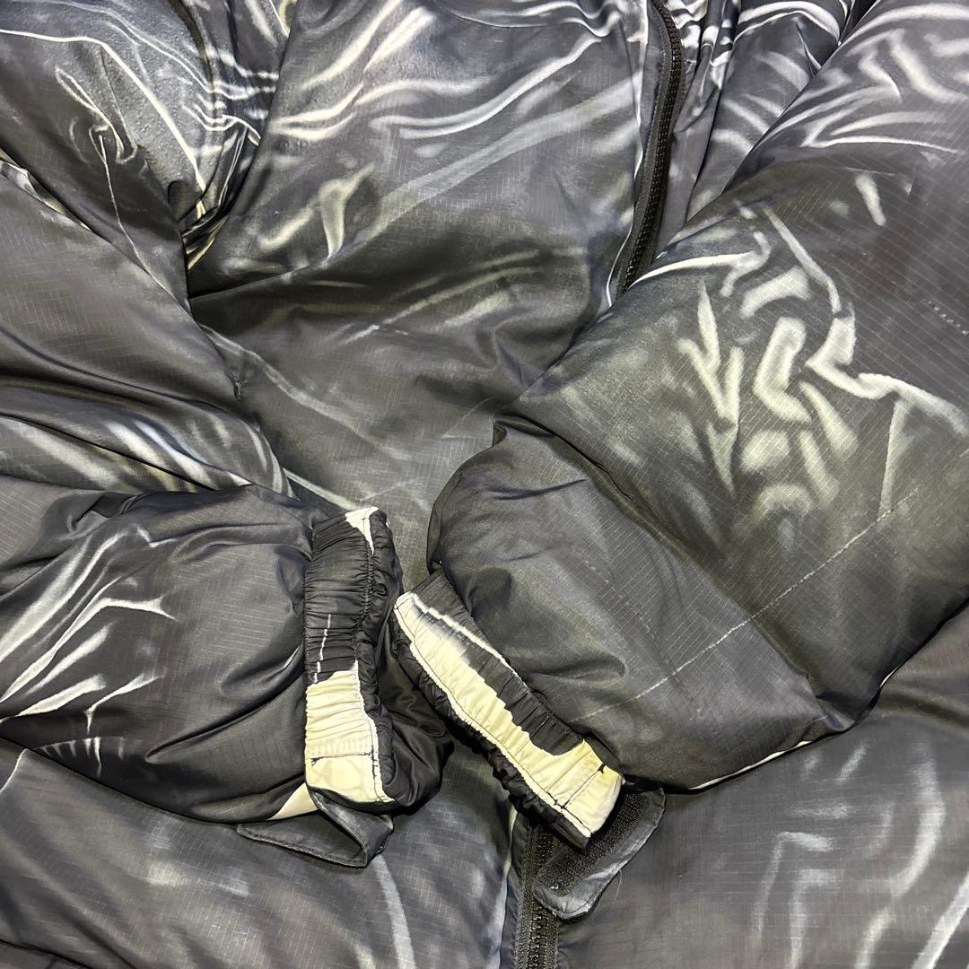 Supreme ノースフェイス　ダウンジャケット　ヌプシ　黒　L 騙し絵ヌプシ