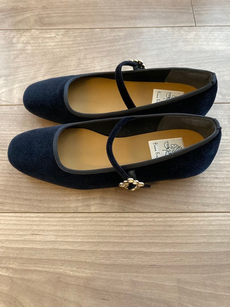 【美品】エマフランシス　メリージェーン　フラットパンプス22センチ