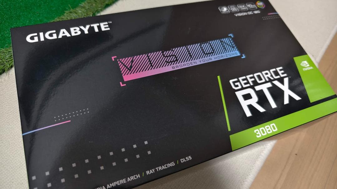 グラフィックボード・グラボ・ビデオカード GIGABYTE RTX3080 VISION OC 10G