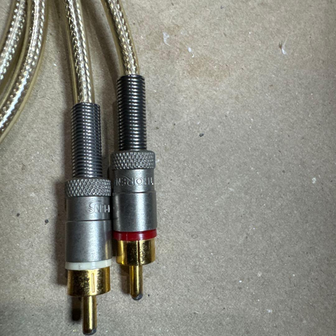 TORENS トーレンス 銀メッキ RCAケーブル1m