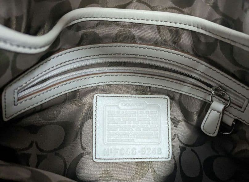 COACH ホワイトバッグ