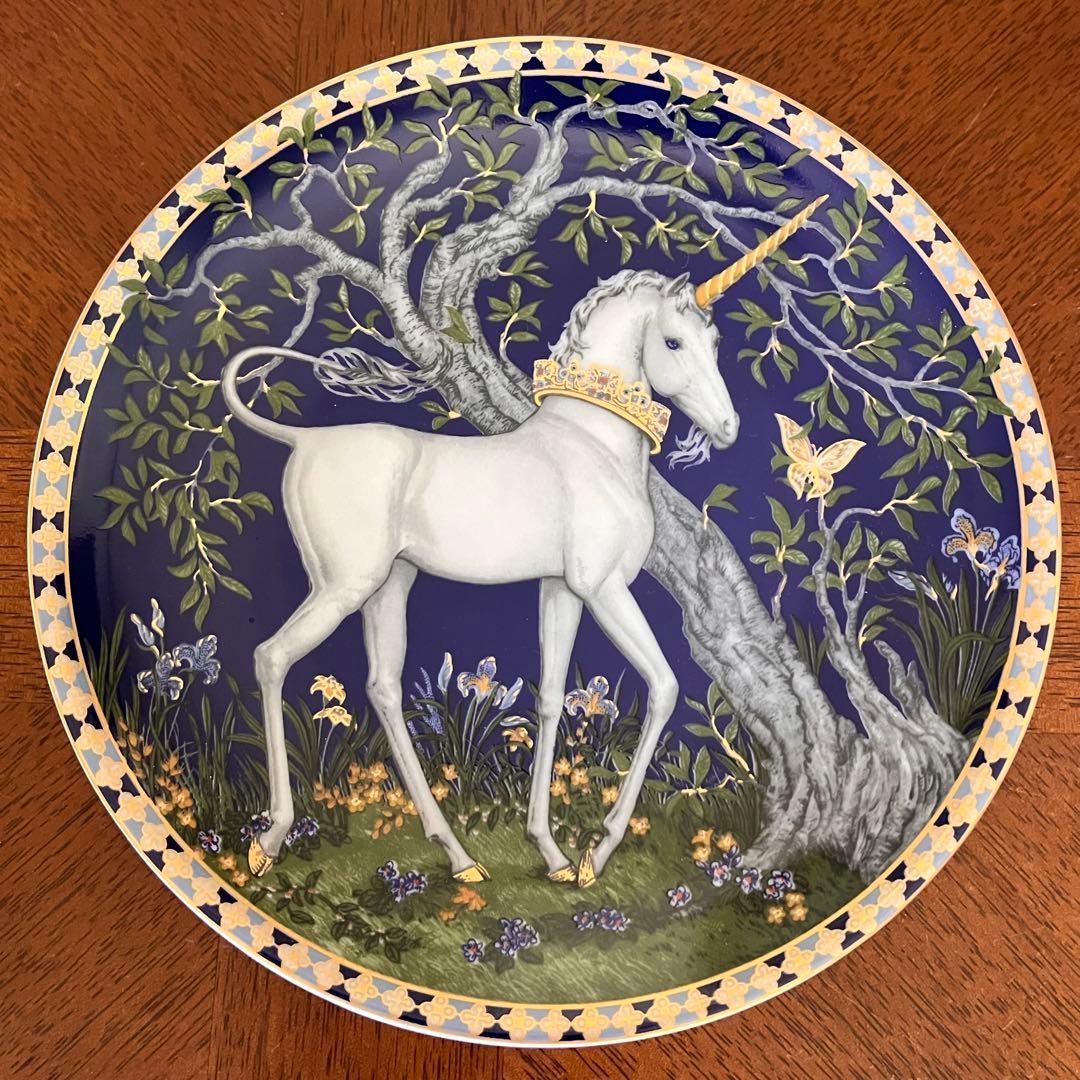 【希少品】新品　フッチェンロイター★ユニコーン★飾り皿　5枚コンプリート