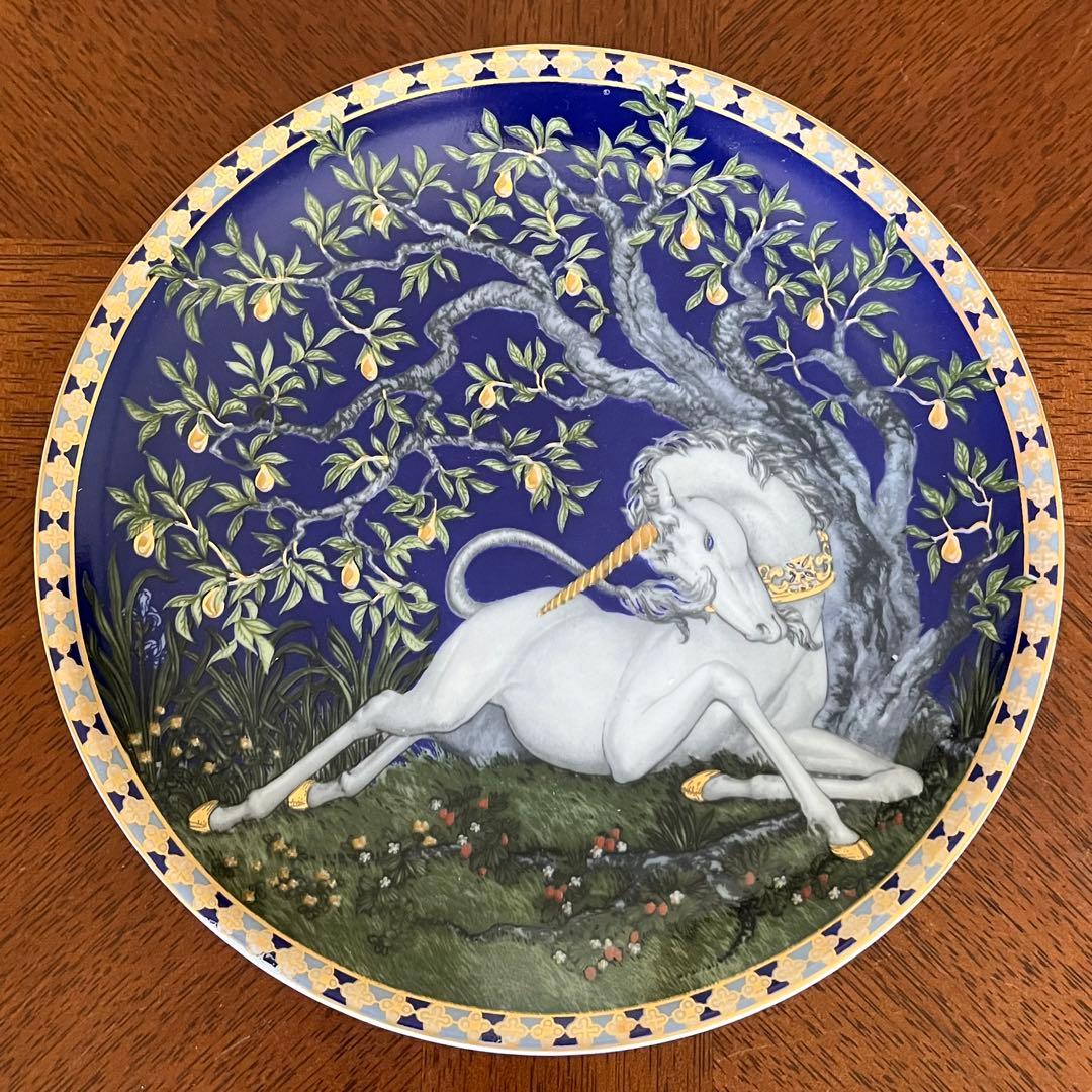 【希少品】新品　フッチェンロイター★ユニコーン★飾り皿　5枚コンプリート