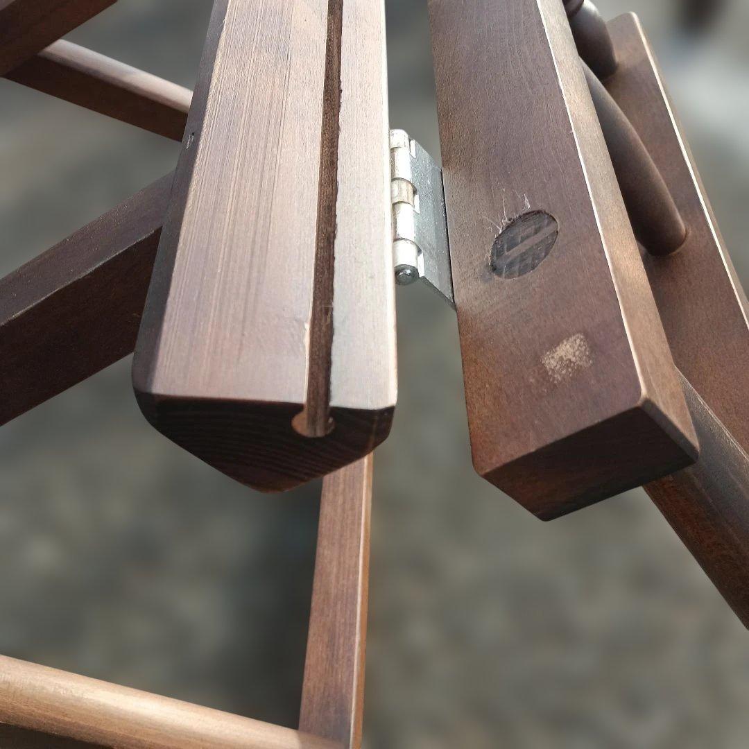 1*2様 5180）飛騨家具のロッキングチェア　折り畳み式　２脚　難有品