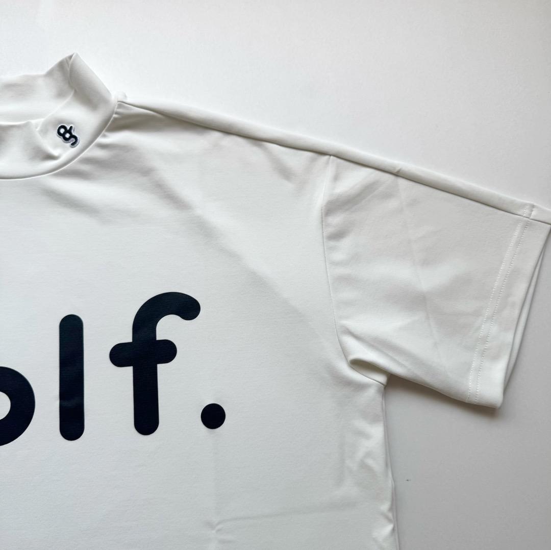 サイズXL　［ 8G SHOOT ］モックネック半袖 ホワイト