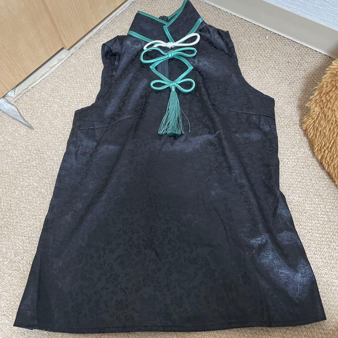 【雪見だいふく出品】にじさんじ 緑仙 チャイナストリート コス 中華風