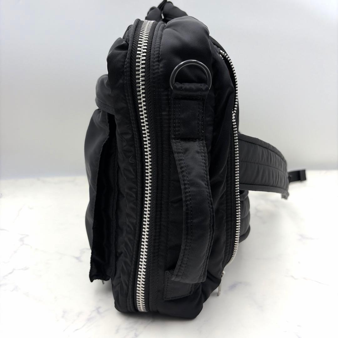 美品 ポーター タンカー 3way ビジネスバッグ リュック 黒 大容量 書類鞄