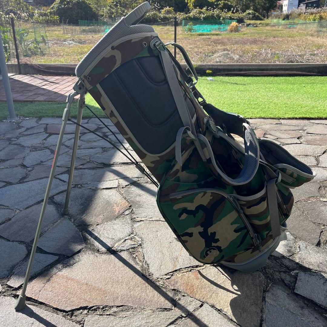 BRIEFING 迷彩キャディバッグCR-4 9.5型　ウッドランドカモ