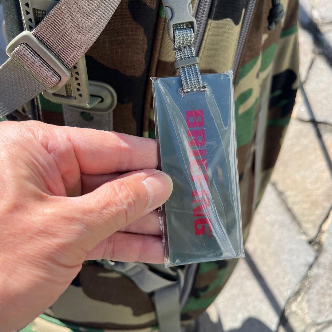 BRIEFING 迷彩キャディバッグCR-4 9.5型　ウッドランドカモ