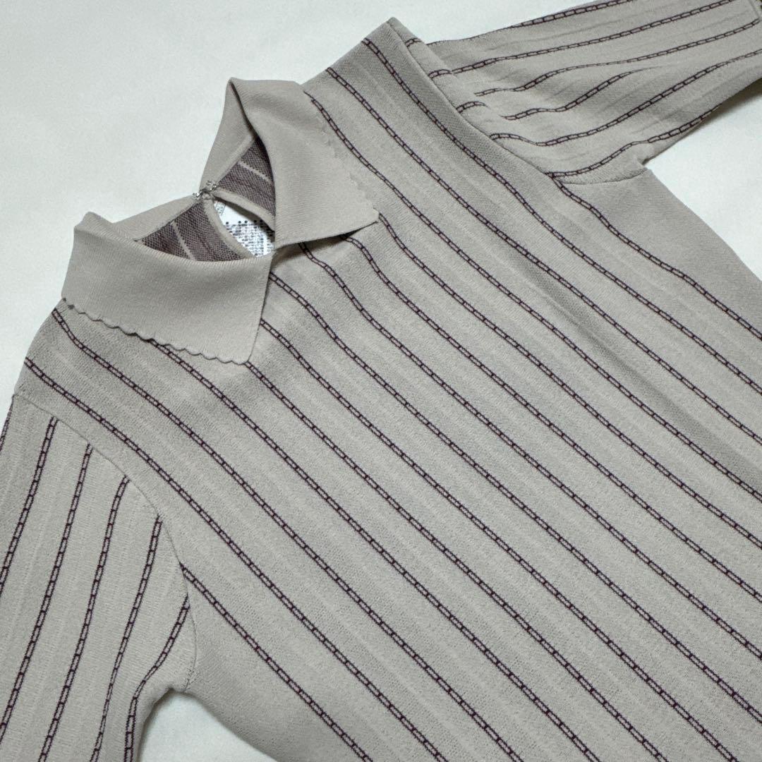 【新品】Herlipto Striped Jacquard Knit Dress