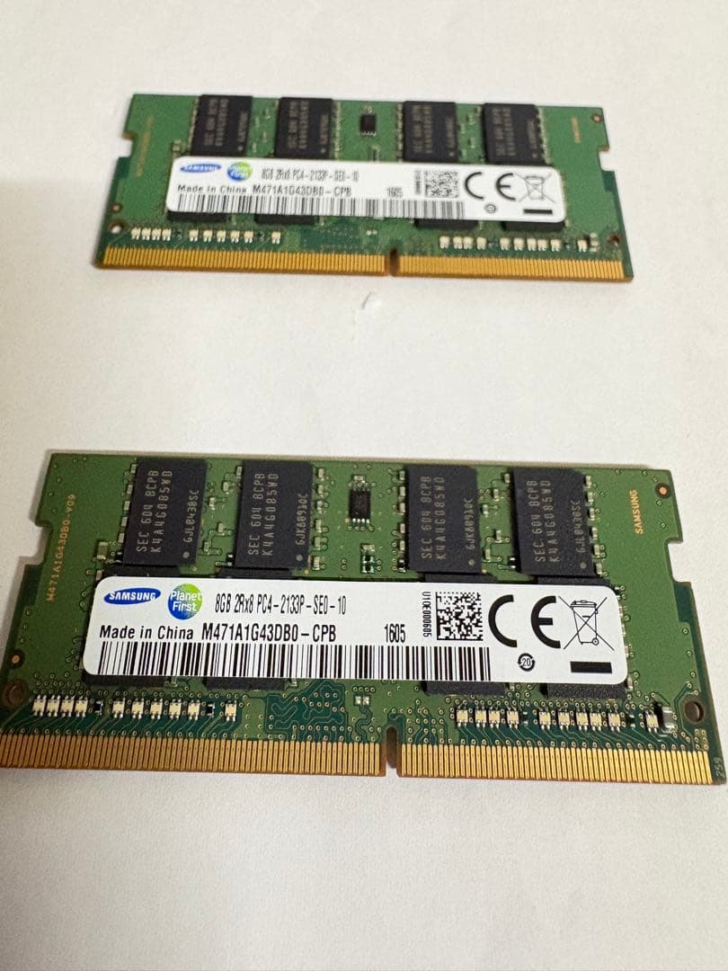 Samsung DDR4 8GB メモリ 2枚セット