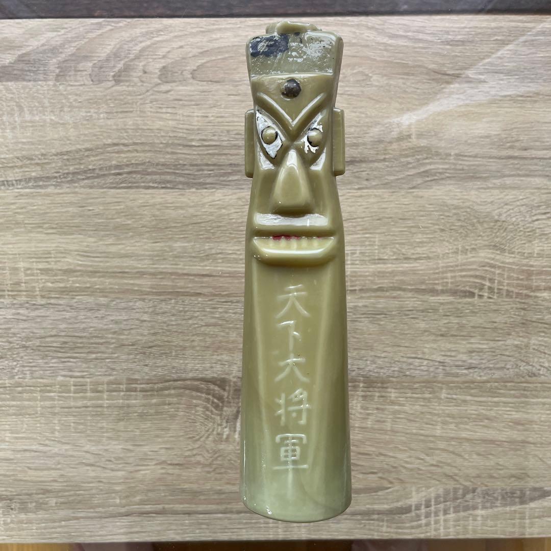 骨董　時代ガラス　超希少　高麗神社　将軍標　練りガラス　エナメル彩色　御神酒入れ