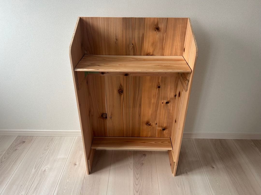 【derby】杉無垢材を使ったかわいいレジカウンター 折り畳み式