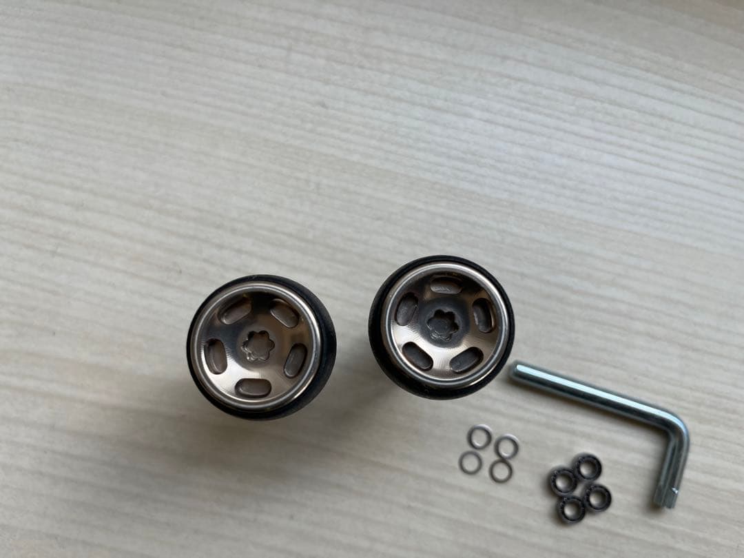 ★☆DRT バリアル ハンドルノブ 単体 2個セット　シルバー　新品同様