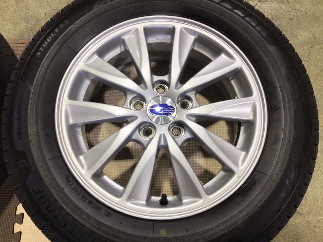 激安 スバル 純正 195/65R15 VRX3 スタッドレス 4本 送料込み